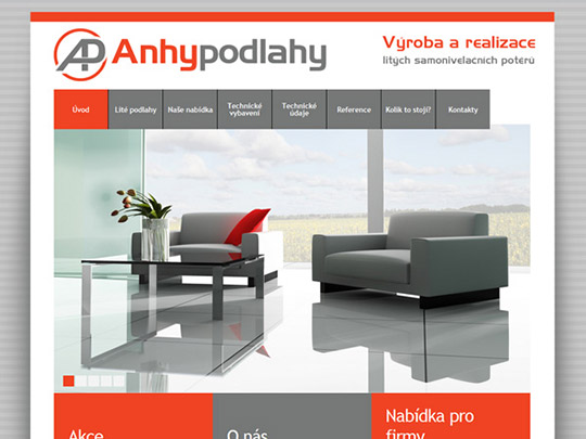 Programování stránek Anhypodlahy.cz